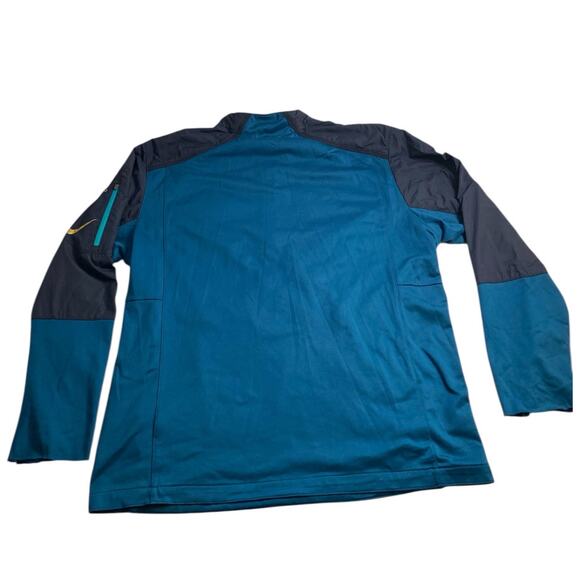 NFL Miami Dolphins Dri-FIT 1/4 Zip Pullover Nike Blue Large - Picture 6 of 6